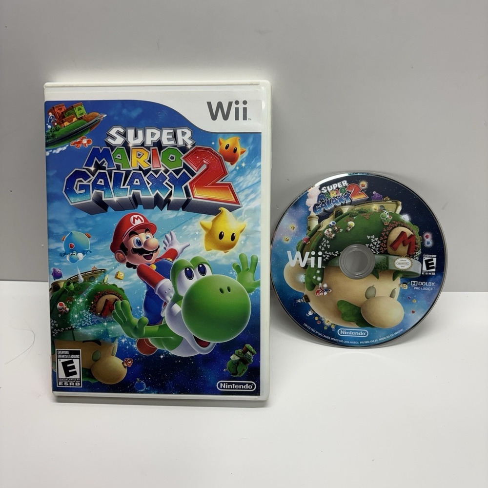 Super Mario Galaxy 2 (Nintendo Wii, 2010) Tested And Working - No Manual
